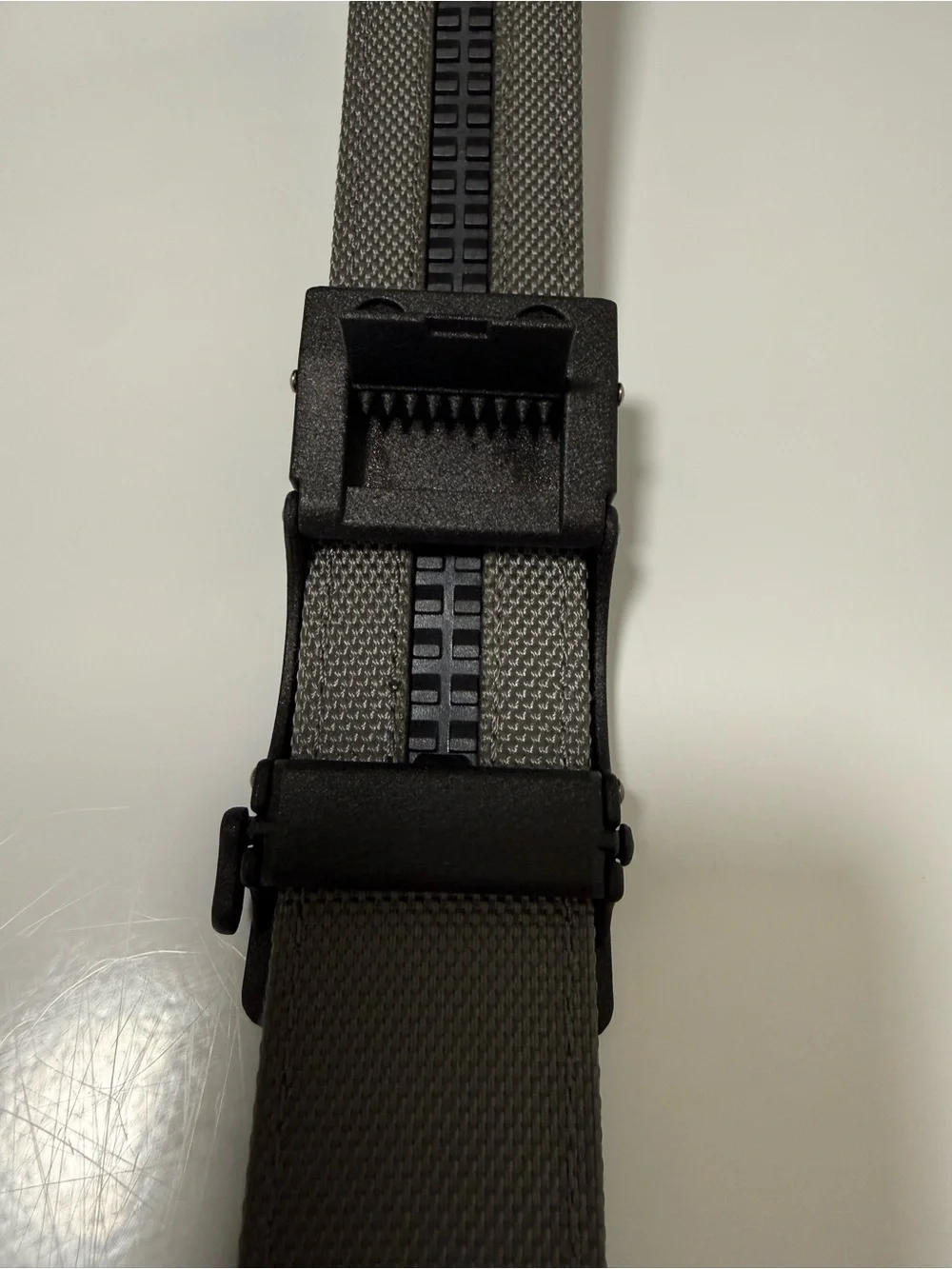 2ND AMEN Black Gun Belt for Men Tactical EDC 65in CCW Riggers Nylon Work Belt